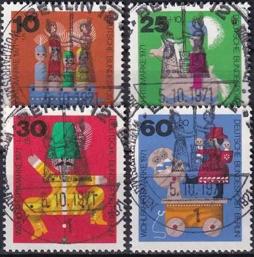 BERLIN 1971 Mi-Nr. 412/15 o used