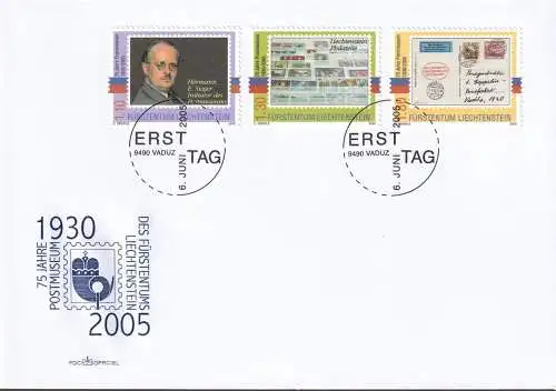 LIECHTENSTEIN 2005 Mi-Nr. 1380/82 FDC