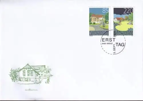 LIECHTENSTEIN 2005 Mi-Nr. 1387/88 FDC