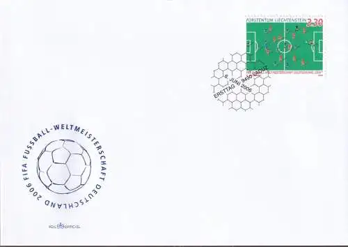 LIECHTENSTEIN 2006 Mi-Nr. 1411 FDC