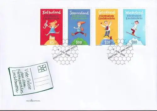 LIECHTENSTEIN 2006 Mi-Nr. 1412/15 FDC