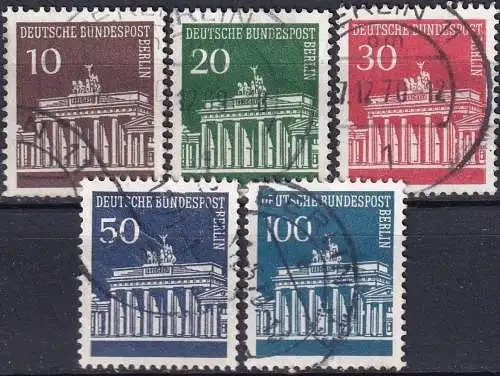 BERLIN 1966 Mi-Nr. 286/90 o used