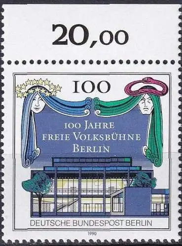 BERLIN 1990 Mi-Nr. 866 ** MNH