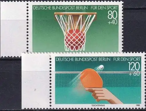 BERLIN 1985 Mi-Nr. 732/33 ** MNH