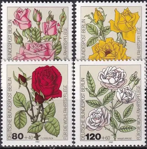 BERLIN 1982 Mi-Nr. 680/83 ** MNH