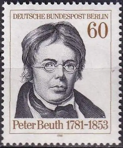 BERLIN 1981 Mi-Nr. 654 ** MNH