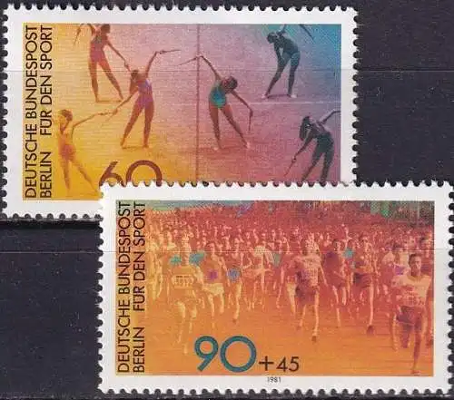 BERLIN 1981 Mi-Nr. 645/46 ** MNH