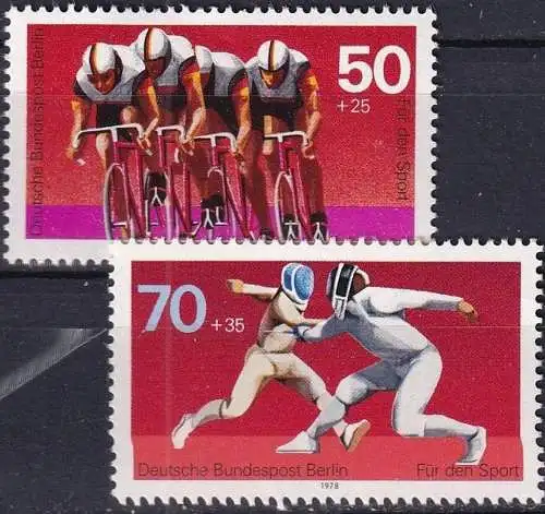 BERLIN 1978 Mi-Nr. 567/68 ** MNH
