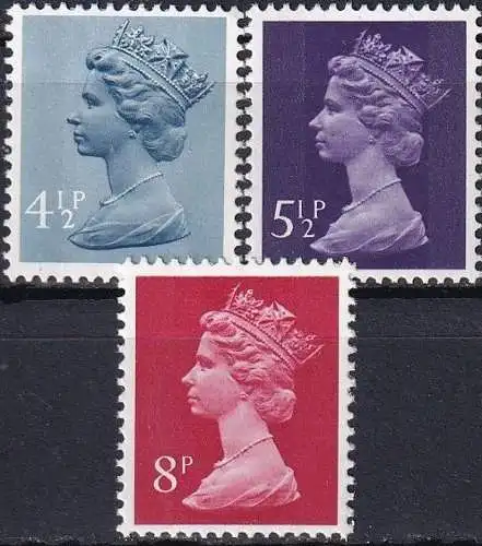GROSSBRITANNIEN 1973 Mi-Nr. 634/36 ** MNH