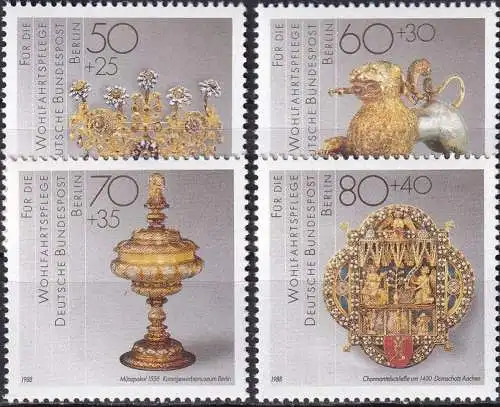 BERLIN 1988 Mi-Nr. 818/21 ** MNH