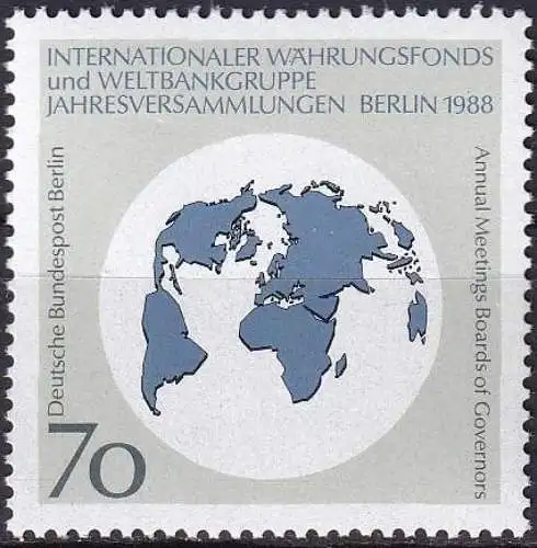 BERLIN 1988 Mi-Nr. 817 ** MNH