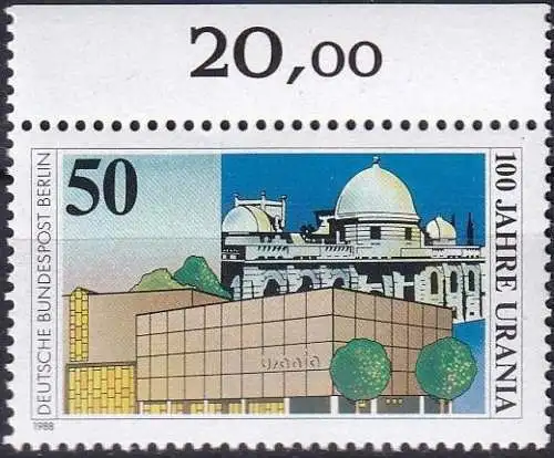 BERLIN 1988 Mi-Nr. 804 ** MNH