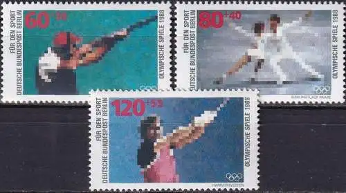 BERLIN 1988 Mi-Nr. 801/03 ** MNH