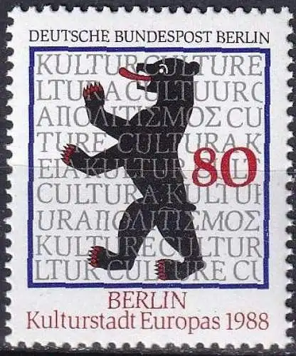 BERLIN 1988 Mi-Nr. 800 ** MNH