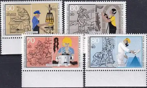 BERLIN 1987 Mi-Nr. 780/83 ** MNH