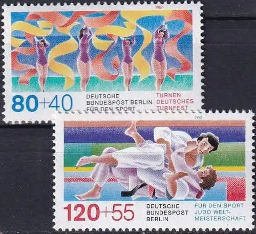 BERLIN 1987 Mi-Nr. 777/78 ** MNH