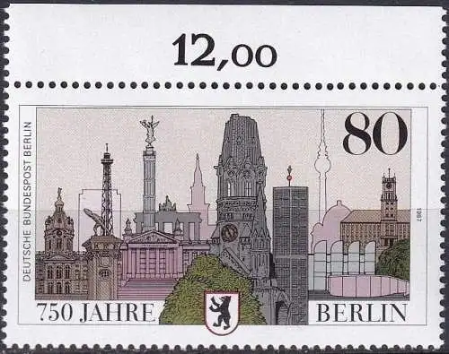 BERLIN 1987 Mi-Nr. 776 ** MNH