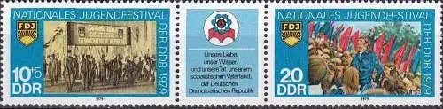 DDR 1979 Mi-Nr. 2426/27 ** MNH
