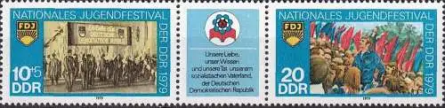 DDR 1979 Mi-Nr. 2426/27 ** MNH