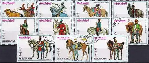 MANAMA 1972 Mi-Nr. 1008/18 o used - aus Abo