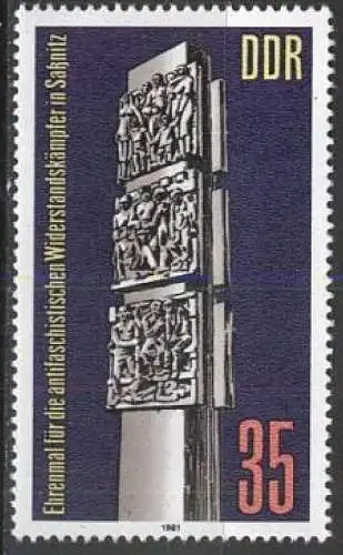 DDR 1981 Mi-Nr. 2639 ** MNH