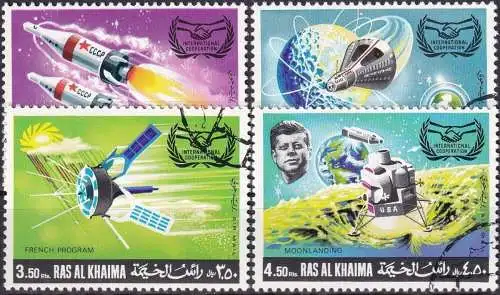 RAS AL KHAIMA 1969 Mi-Nr. 317/20 o used
