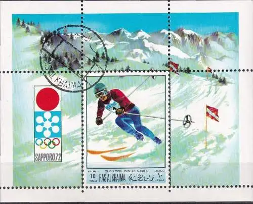 RAS AL KHAIMA 1970 Mi-Nr.Block 85 o used