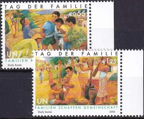 UNO WIEN 2006 Mi-Nr. 465/66 ** MNH