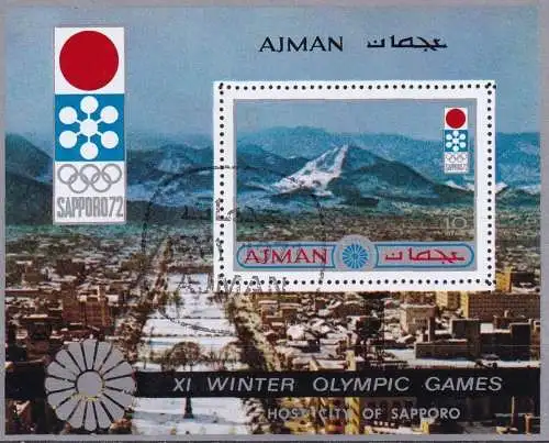 AJMAN 1971 Mi-Nr. Block 255 A o used - aus Abo