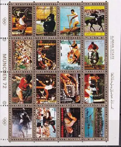 AJMAN 1973 Mi-Nr. 2621/36 o used - aus Abo