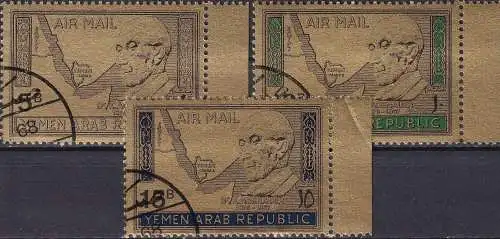 JEMEN YEMEN 1968 Mi-Nr. 719/21 o used