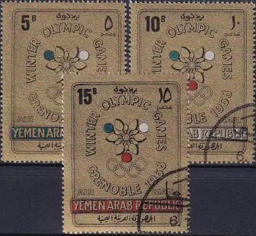 JEMEN YEMEN 1967 Mi-Nr. 613/15 o used