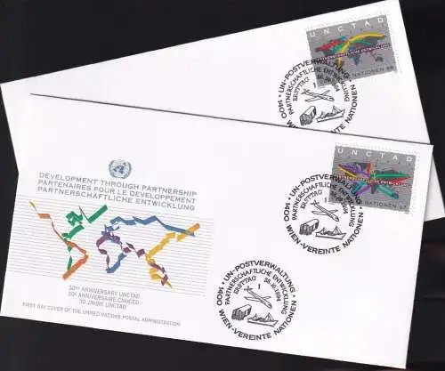UNO WIEN 1994 Mi-Nr. 176/77 FDC