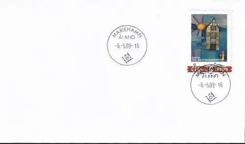 ALAND 2009 Brief Briefmarkenmesse Essen