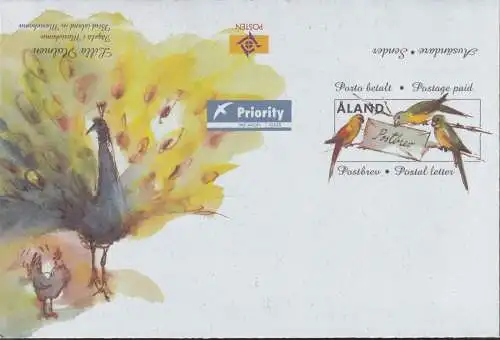 ALAND 1998 Brief Ganzsache Postbrev ungelaufen