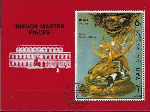 JEMEN YEMEN 1972 Mi-Nr. Block 183 o used