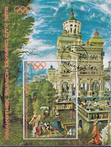 JEMEN YEMEN 1971 Mi-Nr. Block 158 o used