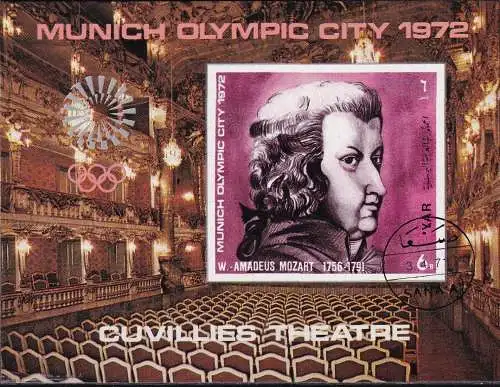 JEMEN YEMEN 1971 Mi-Nr. Block 156 o used