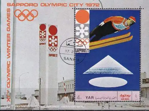 JEMEN YEMEN 1970 Mi-Nr. Block 147 o used