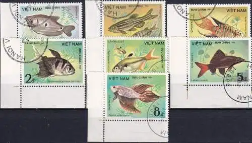 VIETNAM 1984 Mi-Nr. 1453/59 o used - aus Abo