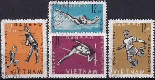 VIETNAM 1963 Mi-Nr. 283/86 o used - aus Abo