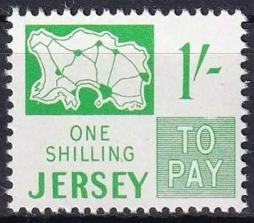 JERSEY 1969 Mi-Nr. Porto 4 ** MNH