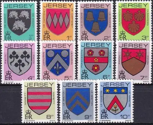 JERSEY 1981 Mi-Nr. 242/52 ** MNH