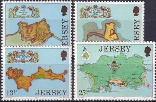 JERSEY 1980 Mi-Nr. 212/15 ** MNH