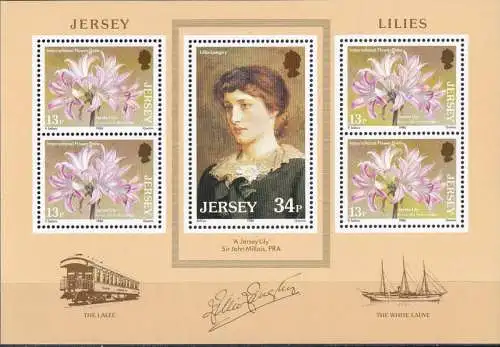 JERSEY 1986 Mi-Nr. Block 4 ** MNH