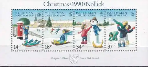 ISLE OF MAN 1990 Mi-Nr. Block 14 ** MNH