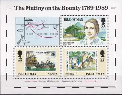 ISLE OF MAN 1989 Mi-Nr. Block 11 ** MNH