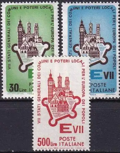 ITALIEN 1964 Mi-Nr. 1166/68 ** MNH