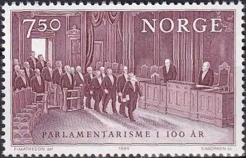 NORWEGEN 1984 Mi-Nr. 913 ** MNH