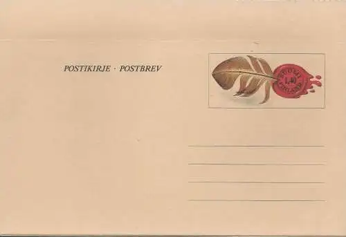 FINNLAND 1984 Mi-Nr. PB 3 Postbrief ungelaufen